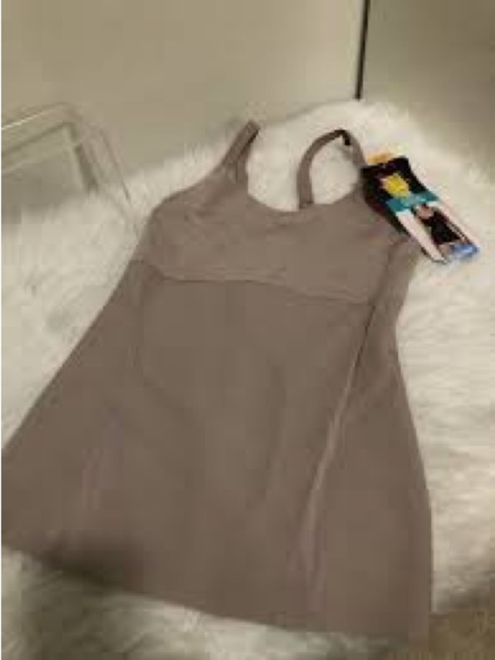 Neutral Taupe Tank Top Sportswear